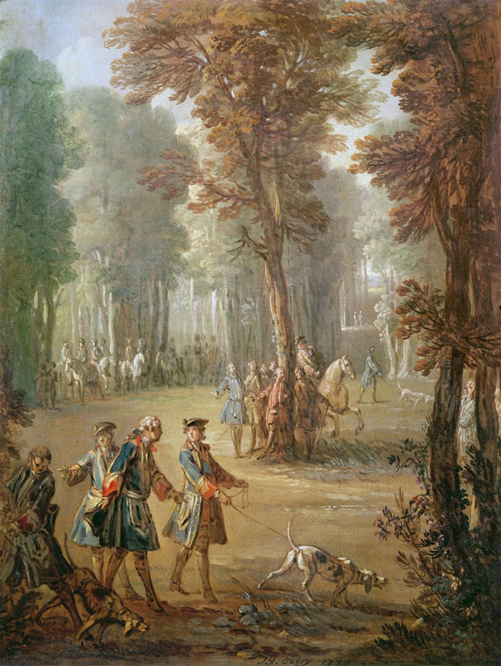Pinturas famosas en lienzo para salones elegantes decoración clásica Oudry 60x90 5