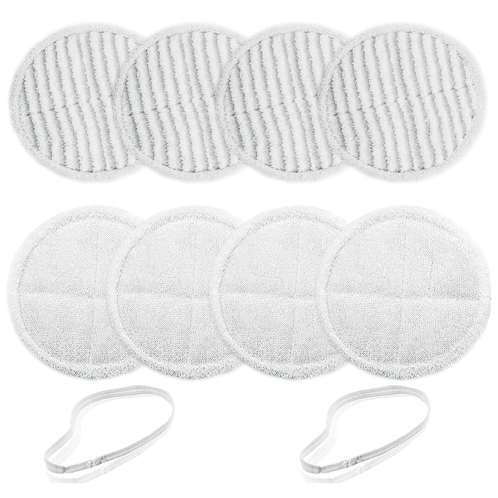 2124,2039A,2307,23157,20391,20399 Replacement Mop Pads Compatible with Bissell Spinwave Mop(8 Pack)