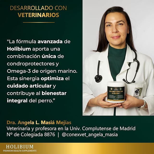 Foto 4 de 8 de HOLIBIUM Condroprotector Perros Y Omega 3 Perros,120 uds, Suplemento Natural