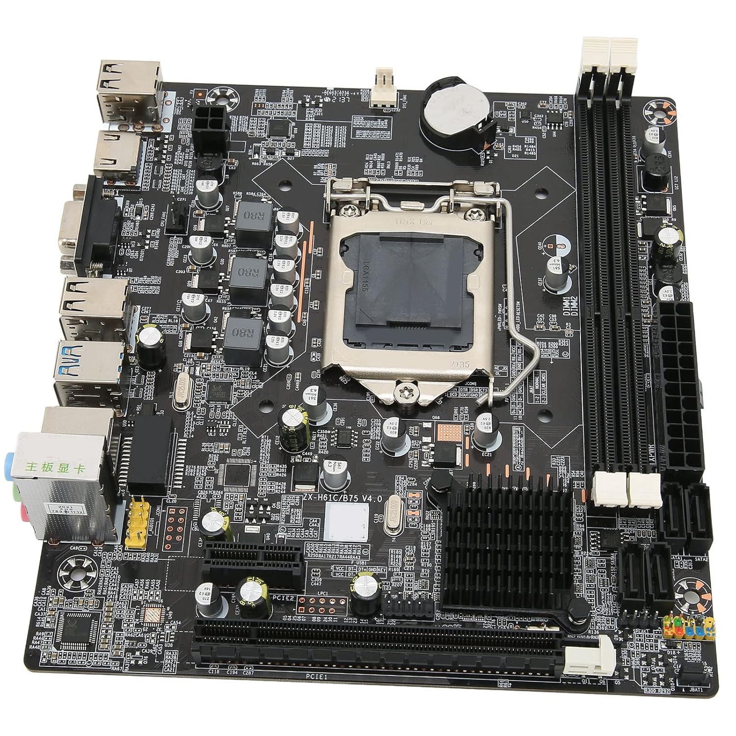 Tbest Processor Supports raid lga-1151 matx Socket 1151 tosuny Desktop Computer wi Desktop Computer Motherboard LGA 1155 USB3.0 SATA Mainboard for Intel B75