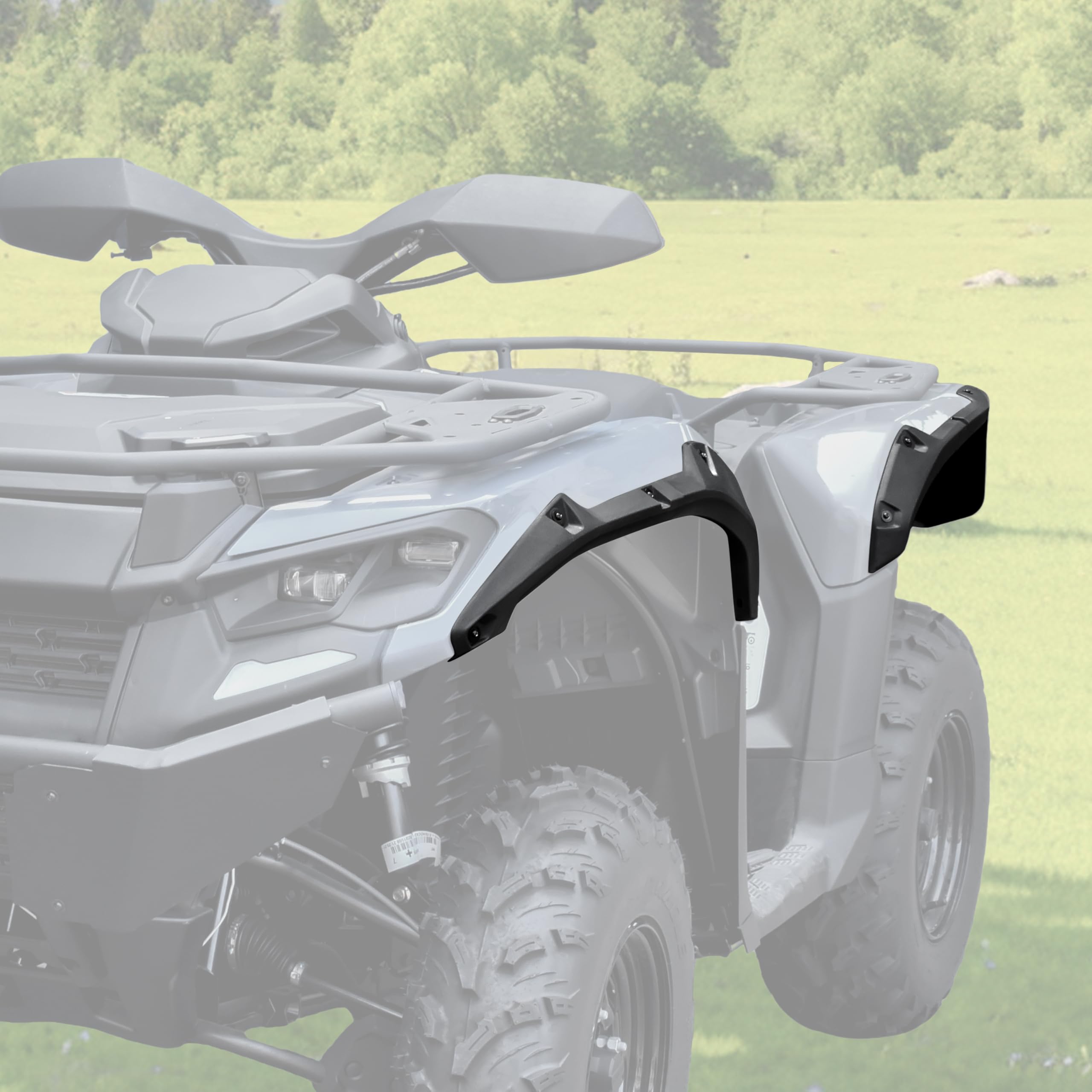 Photo 1 of POKIAUTO Fender Flares for Can-Am Outlander 500 700 PRO 2023+, Heavy Duty Mud Flaps Combined Front & Rear Mud Guard Kit for Can Am Outlander G3L 2023 2024 2025 2026 Accessories