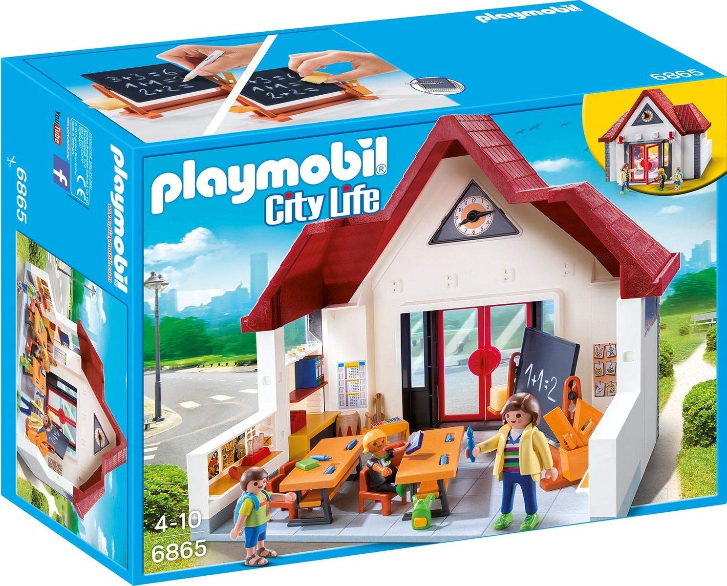 PLAYMOBIL 6865 - Bambini a Scuola, Multicolore