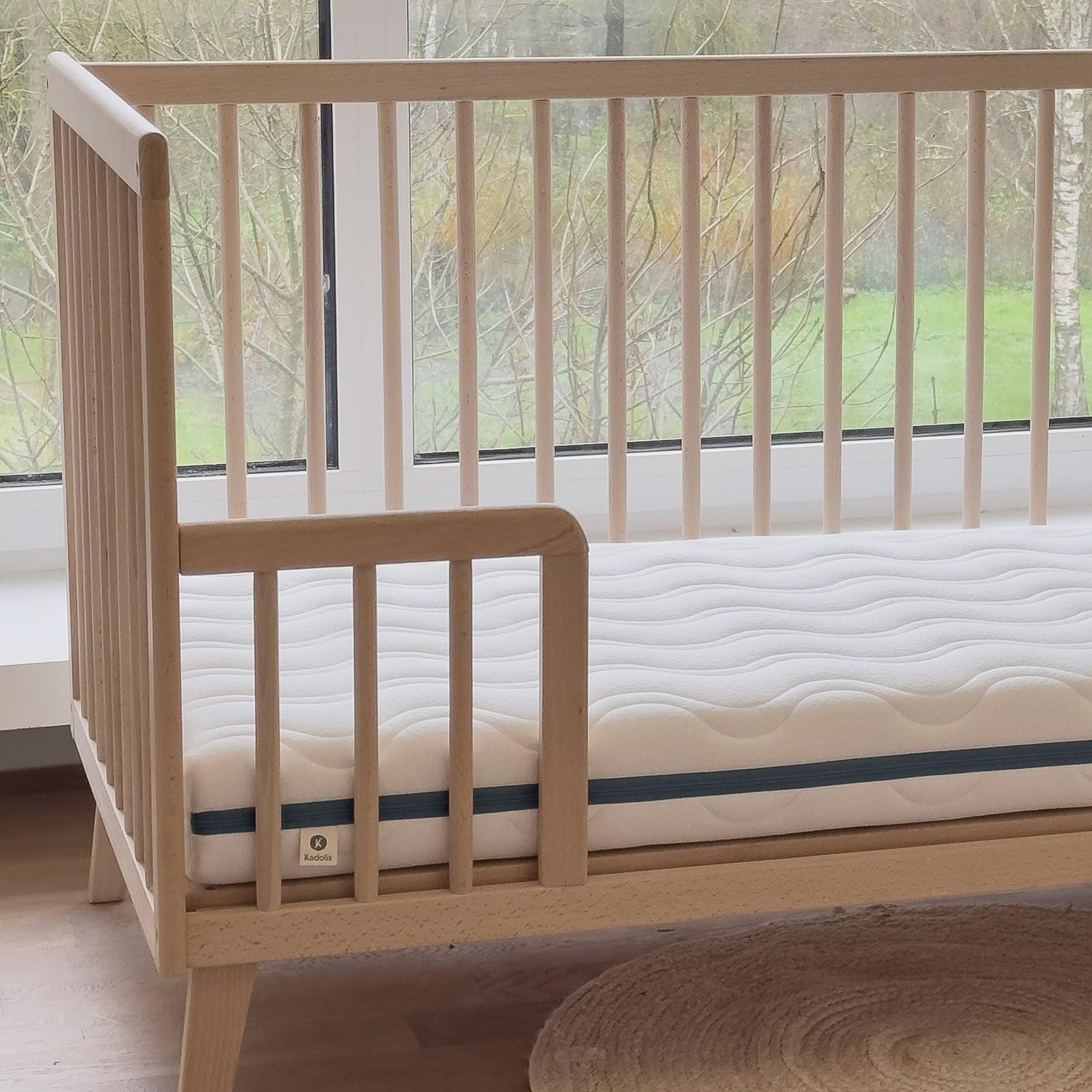 Kadolis - Coprimaterasso per bambini 70x140 cm COCOLEGEND® - Per materassi di 11 cm di spessore - Rinnova il materasso - Trapuntato e lavabile - OEKOTEX