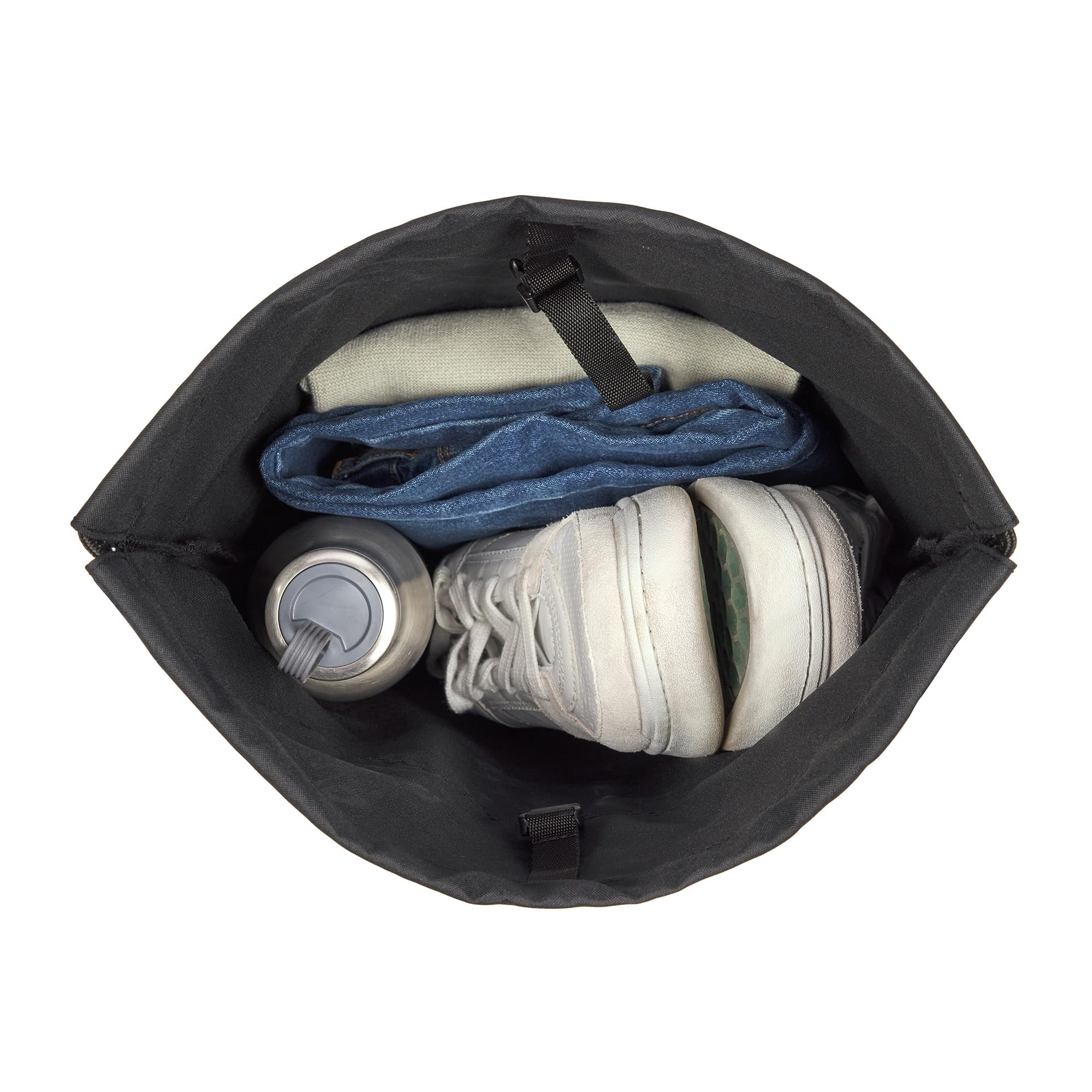 BOLD Lässig Kinder Turnbeutel Sportbeutel mit Rucksackfunktion/School String Bag Bold black