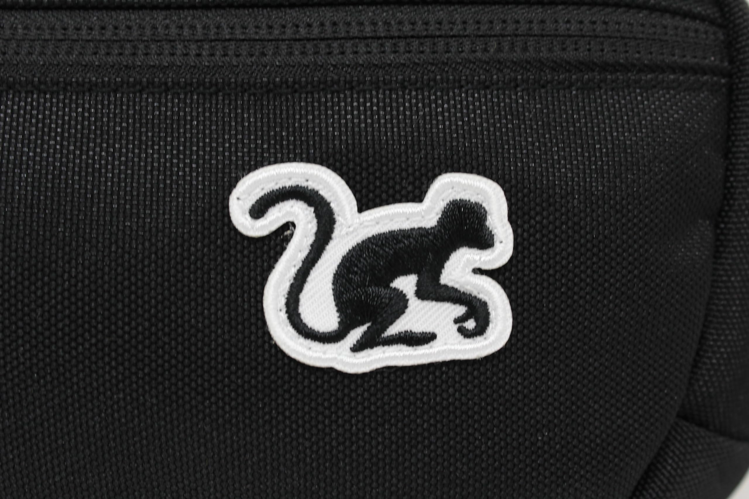 Sac banane croisé - Doggy Bag - Sac unisexe - Adulte - 1,5 L - Recyclé, noir, Sac banane à la taille ou à la poitrine