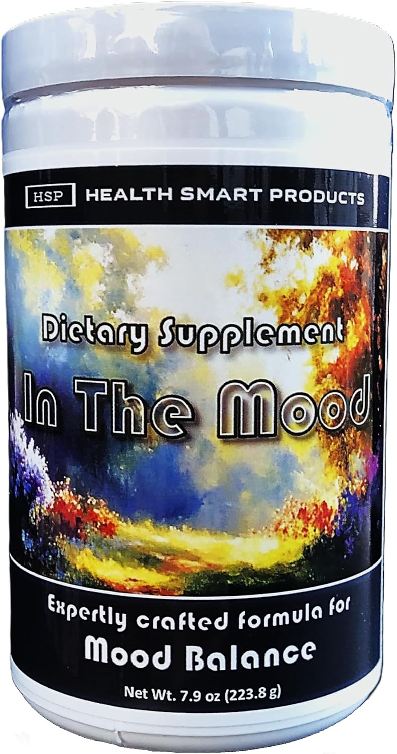 in The Mood - Magnesium Glycinate, Ashwagandha, Glycine, L-Theanine, GABA – Stress Management, Mood and Nighttime Support – 30 Servings