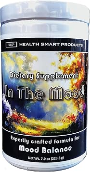 in The Mood - Magnesium Glycinate, Ashwagandha, Glycine, L-Theanine, GABA Stress Management, Mood and Nighttime Support 30 Servings