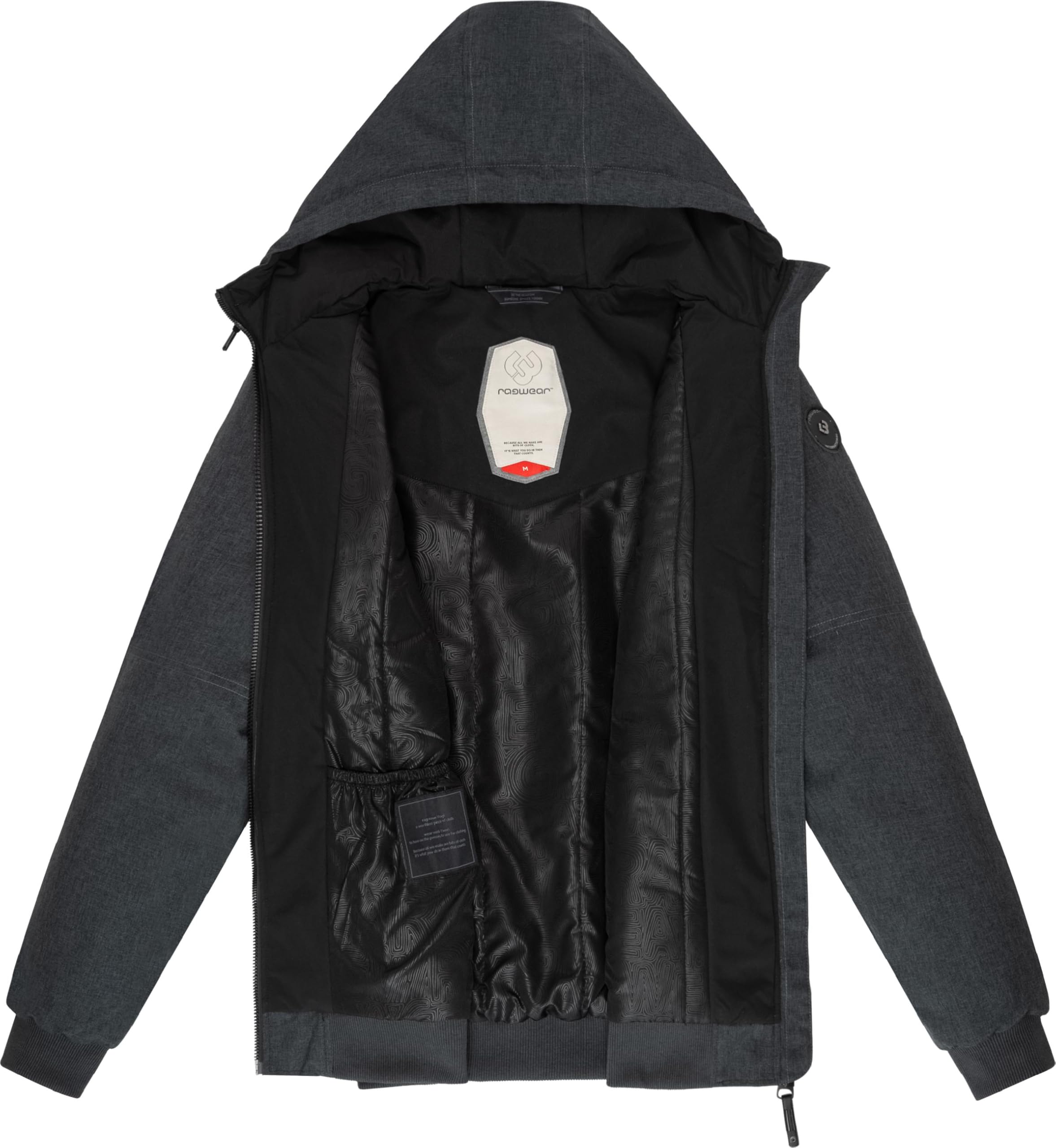 Ragwear Giacca invernale da uomo, calda, impermeabile e traspirante, con cappuccio regolabile Stewie S-4XL