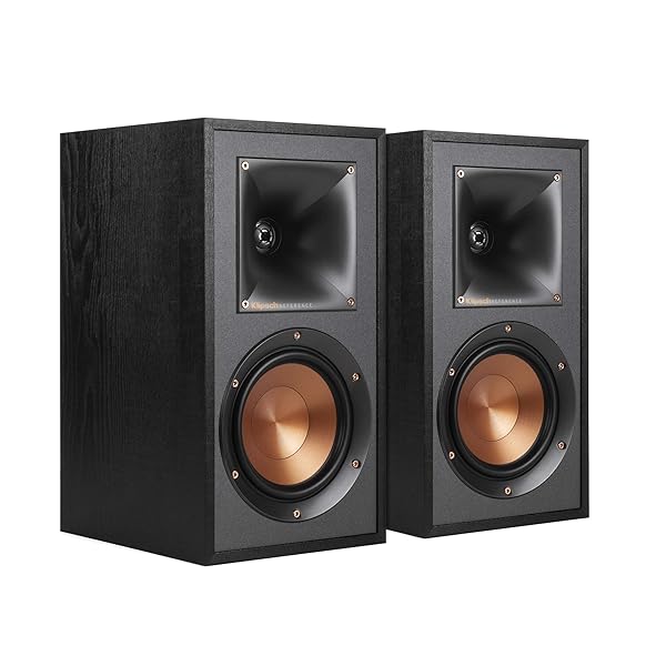 Klipsch R-51M Bookshelf Speaker (Pair), Black