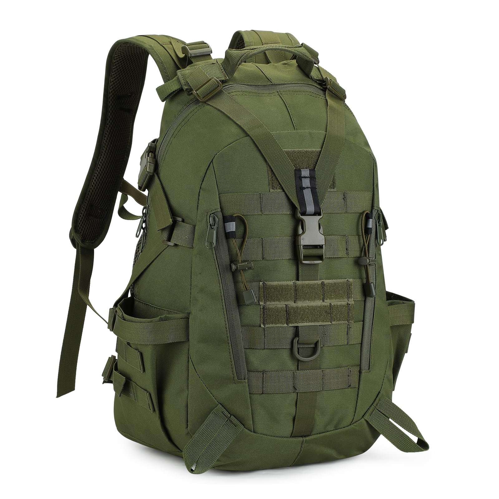 Huntvp Plecak outdoorowy 30 l, wodoszczelny, taktyczny, męski, oddychający, trekkingowy, plecak podróżny, dla mężczyzn i kobiet, do uprawiania sportu, aktywności na świeżym powietrzu, wędrówek, jazdy