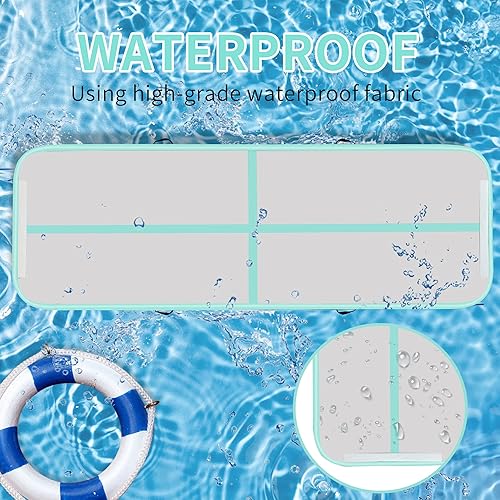 Miniatura 3 de Colchoneta inflable de gimnasia con grosor para uso doméstico, entrenamiento, animadoras, yoga acuático, 101316 pies