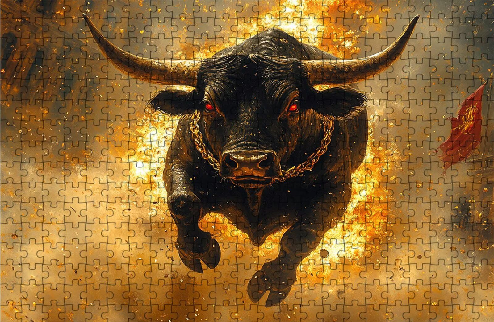 5000 sztuk puzzli, łamigłówki 5000 sztuk dla dorosłych, Płomień drewniane gry logiczne dla całej rodziny, DIY puzzle do nowoczesnych obrazów salon prezent dla kobiet mężczyzn festiwal 160 x 105 cm