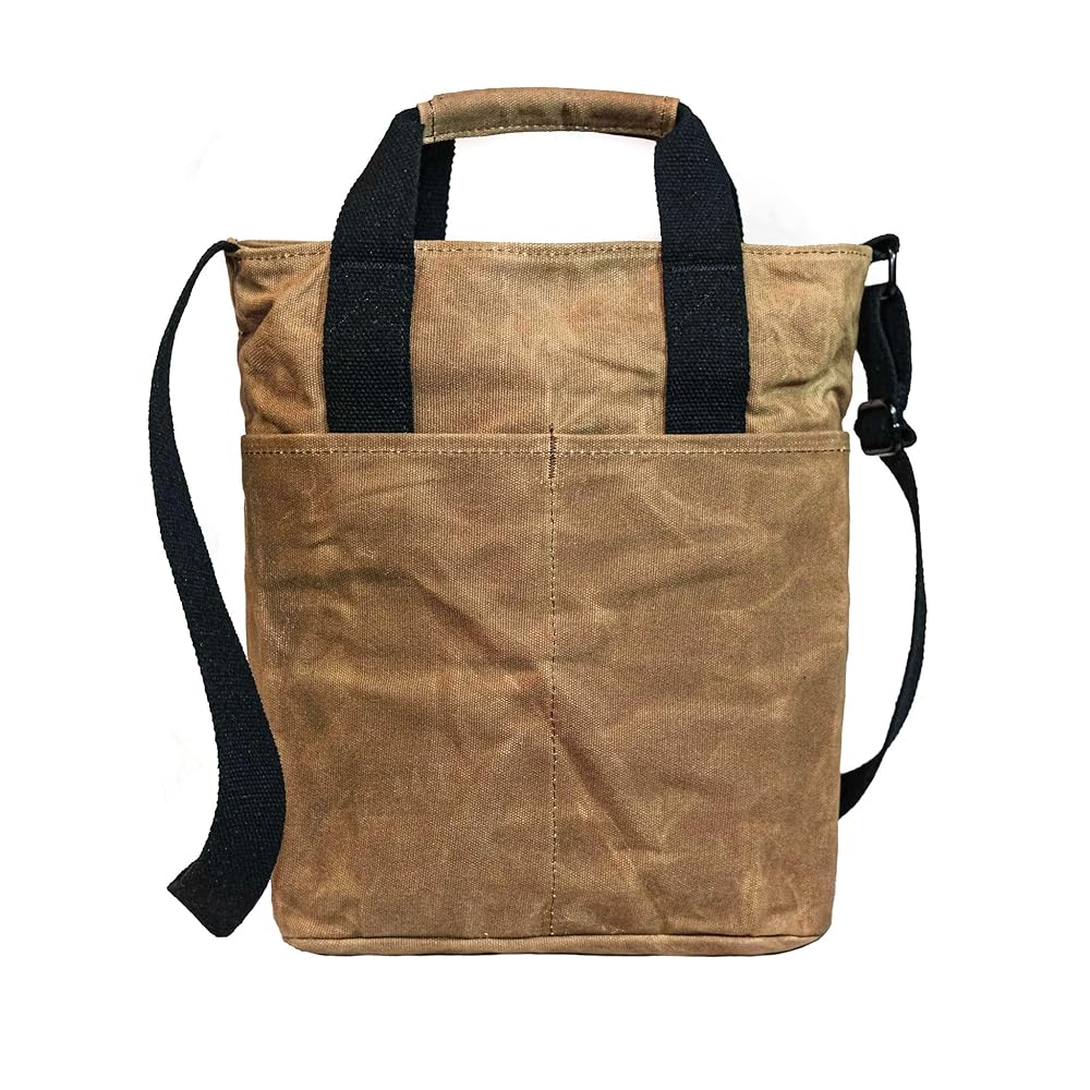 Amazon.com: Readywares Waxed Canvas Crossbody Bag/Book Tote