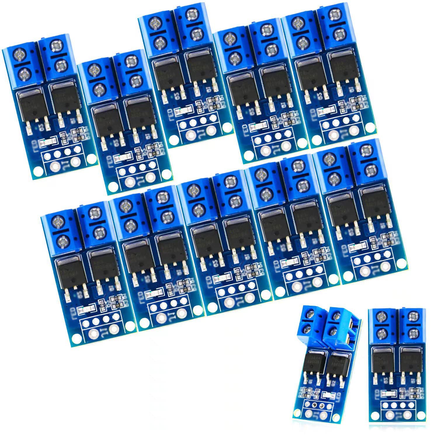 Modulo Driver MOSFET 5V-36V 15A - PWM 400W Per Arduino, Controllo Motori/Luci - Foto 11