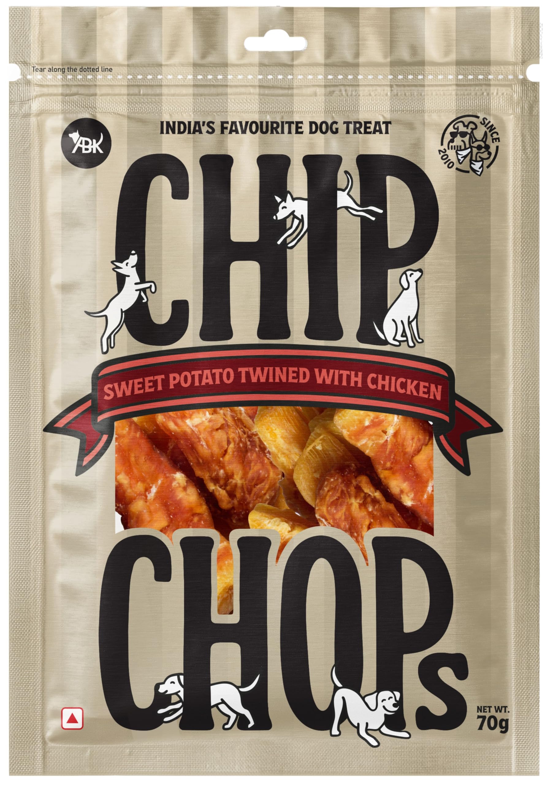 Sweet Potato Chicken Dog Treats – Natural High Protein, Low Fat Snacks for Training & Rewards, Suitable for All Breeds, Healthy and Tasty-70g