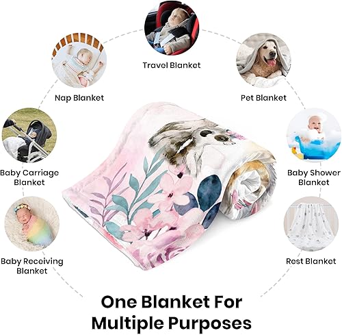 Miniatura 205 de Manta de bebé personalizada con nombre, mantas de bebé de elefante personalizadas para niñas, regalos de bebé, productos para bebés, mantas súper