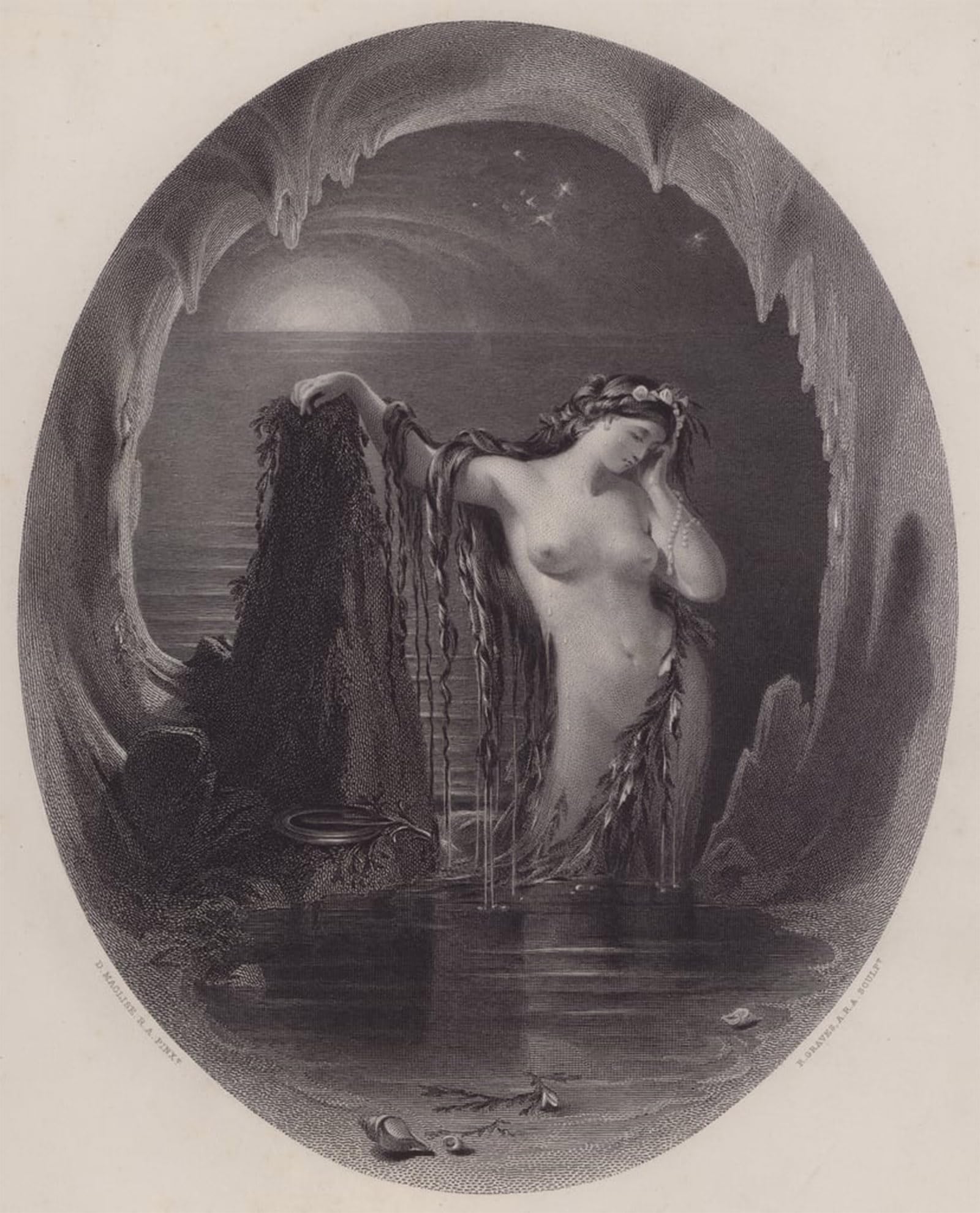 POSTERIIk Vintage Art Print Images Pictures Print the Harp by Daniel Maclise Modern Colour Posters for Office Home Decor 60x90cm