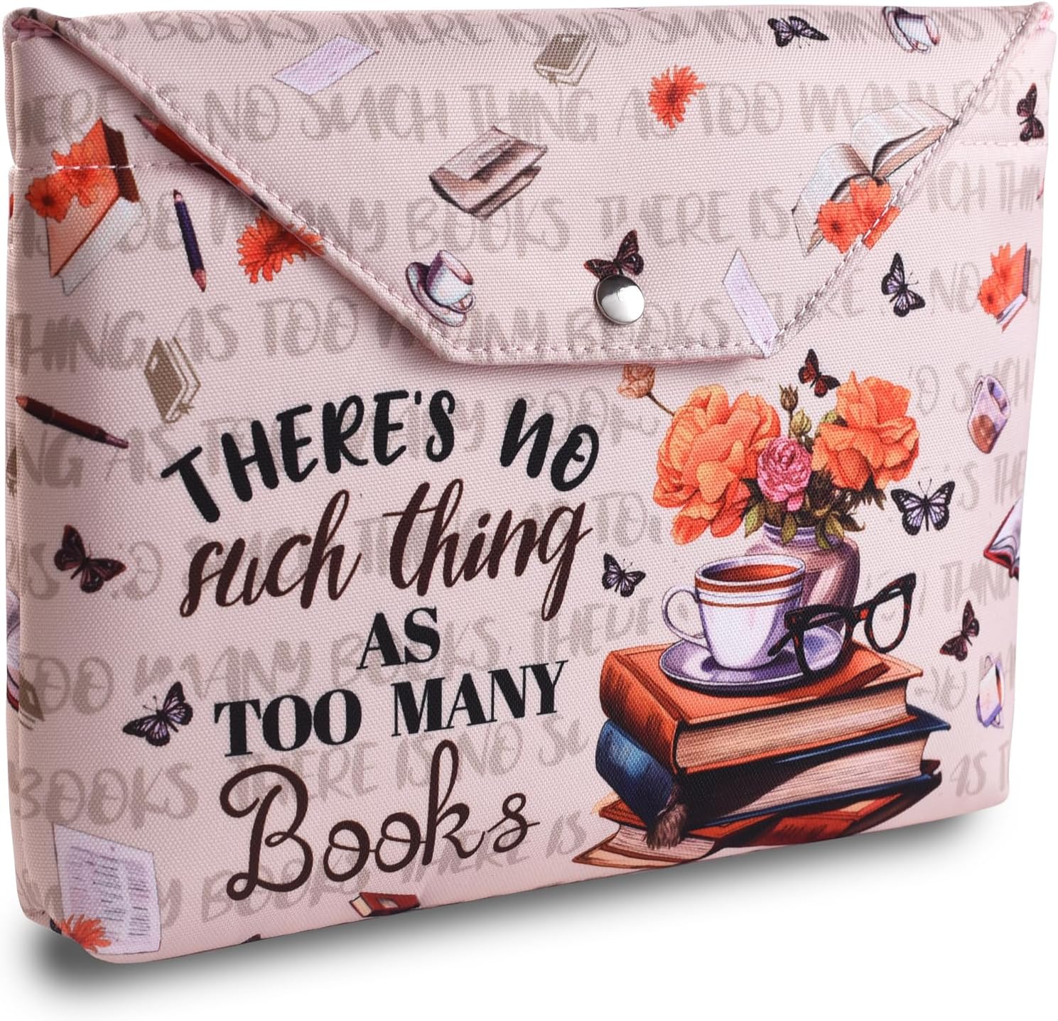 LParkin Book Sleeve Cover with Zipper, There is No Such