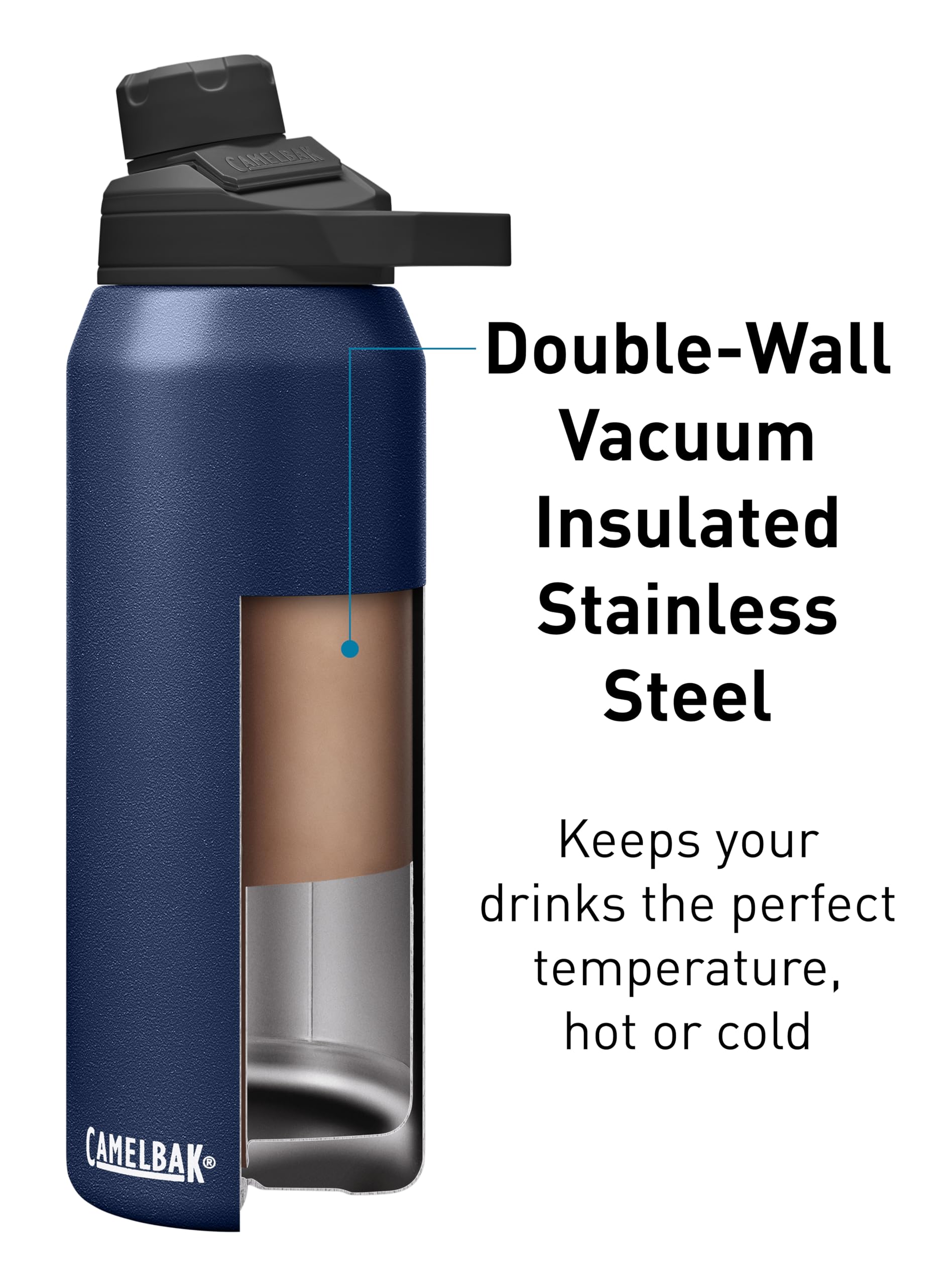CamelBak Chute Mag Vacuum, Borraccia Unisex Adulto