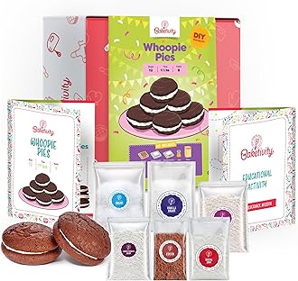 Baketivity Kids Baking DIY Activity Kit - Bake Delicious WhoopiePie with Pre-Measured Ingredients – Best Gift Idea for Boys and Girls Ages 4-12