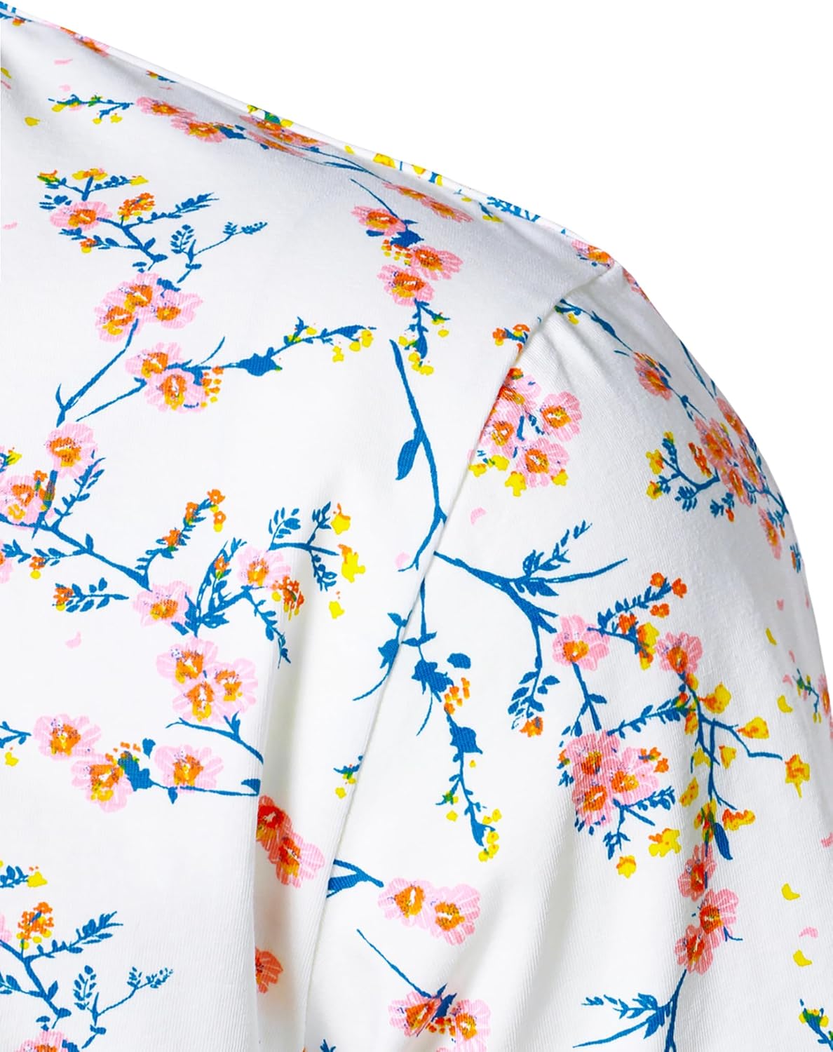 JOGAL Mens Golf Polo Shirts Short Sleeve Dry Fit Performance Moisture Wicking Printed Summer T-Shirt - Image 5