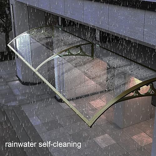 Miniatura 2 de Toldo para ventana, toldo para puerta delantera, toldo de patio al aire libre, toldo de entrada, toldo para techos, cubierta de toldo silencioso,