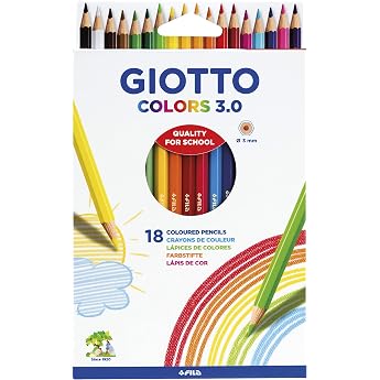 Giotto Colors 3.0 Colouring Pencils Pack of 18
