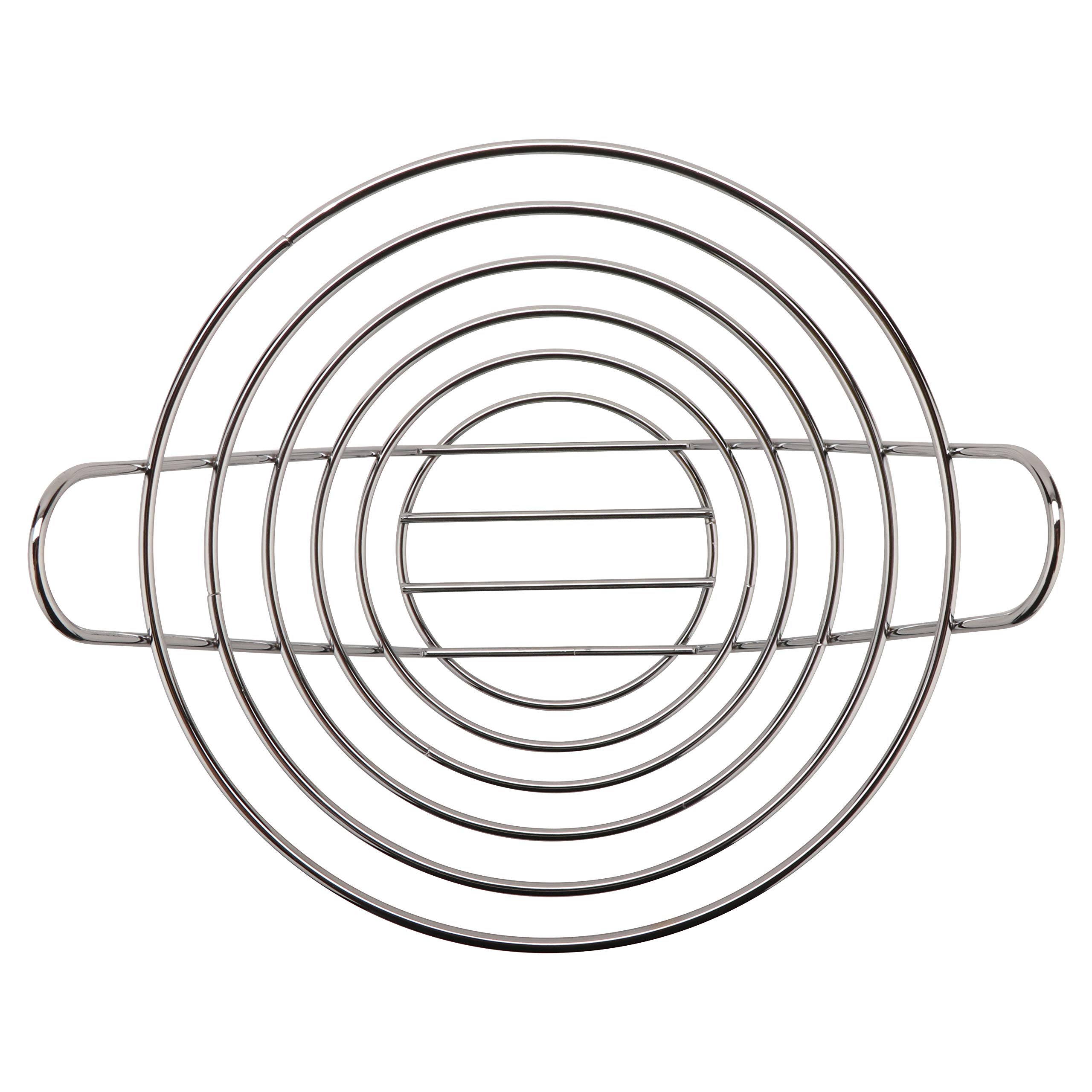 G.E.T. 4-22788-M 9" Chrome Round Bucket Basket, Clipper Mill (Qty,1)