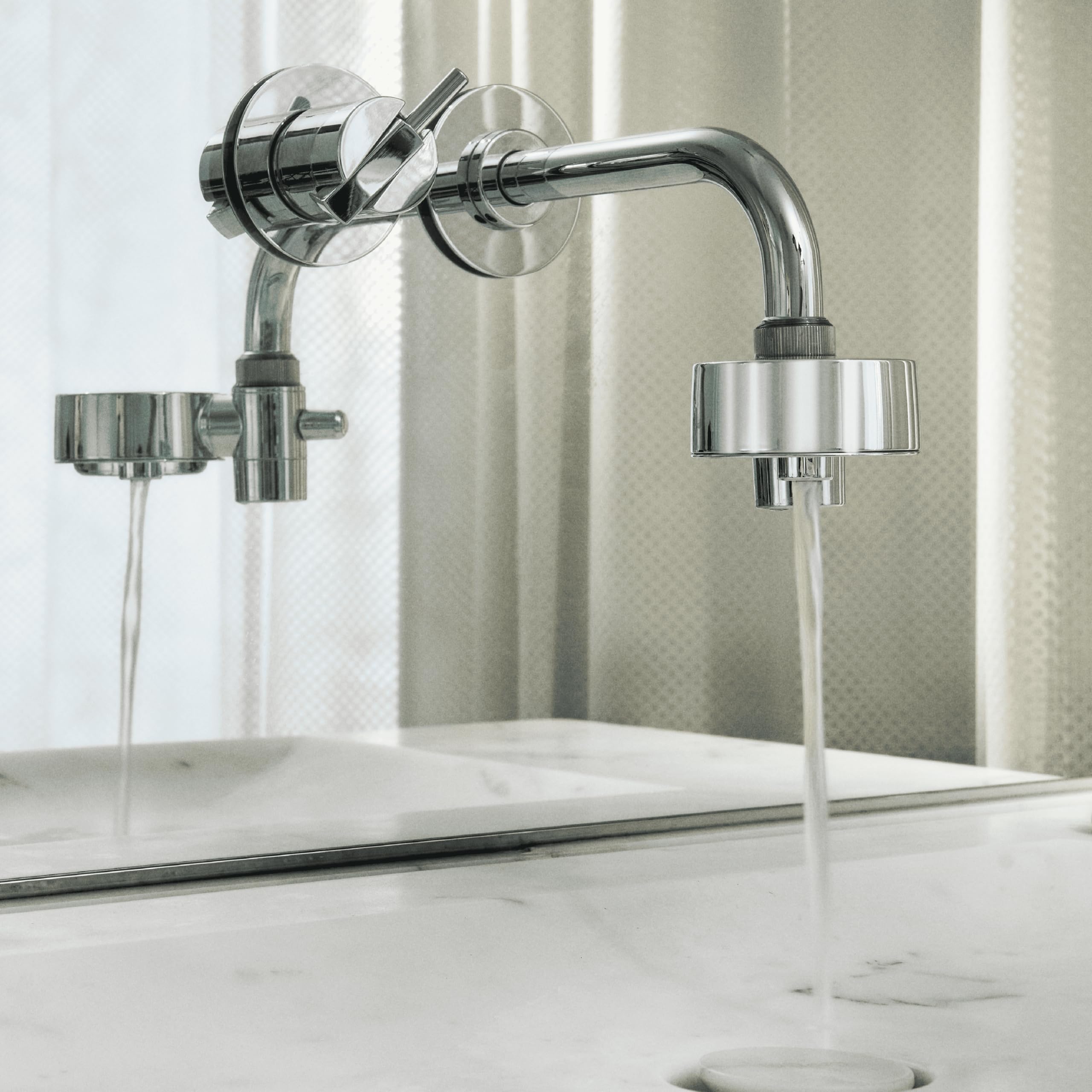 Tappwater EcoPro Compact - Filtro de agua para grifo más pequeño del mercado, filtra más de 100 sustancias. Sistema de filtración en 5 etapas con nanotecnología (cromado, 6 recambios incluidos).