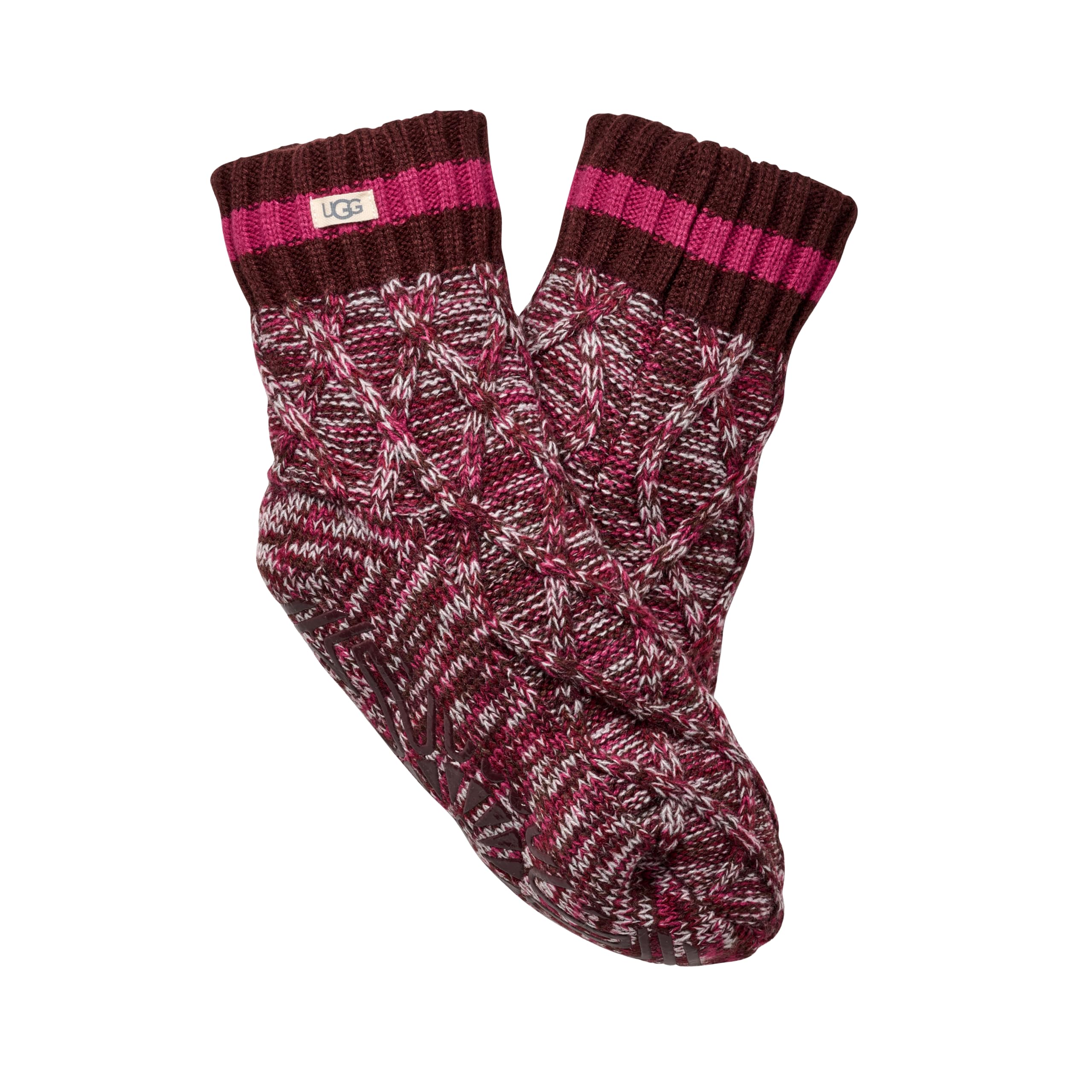 UGG Womens Deedee Fleece Lined Quarter II Socks