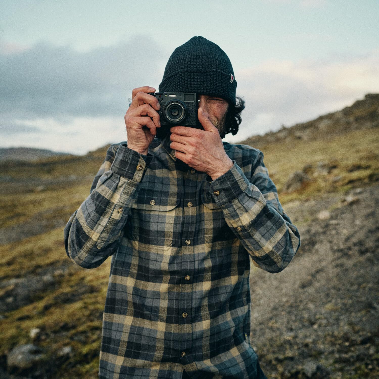 Fjällräven Męska koszula Singi Heavy Flannel M, Black/Deep Forest, XXL, czarny/głęboki las, XXL