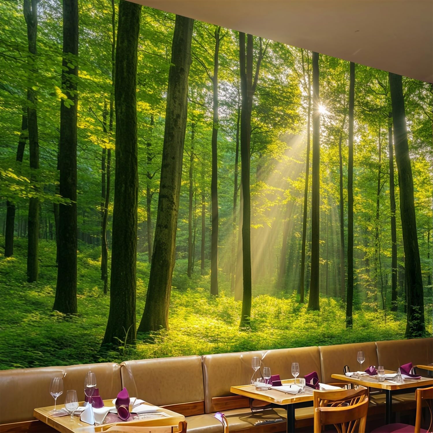 Tapisserie murale moderne intissé haut de gamme format XXL 400x280 cm