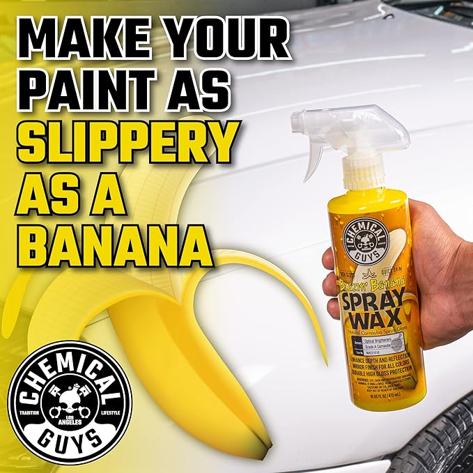 Chemical Guys Spray Wax Blazin' Banana 16 oz - Cera en Spray miniatura 6