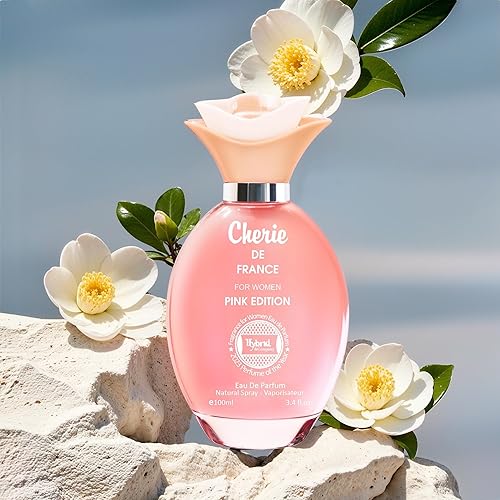 Miniatura 6 de Hybrid & Company Cherie De France - Perfume para mujer, edición rosa con aroma relajado y femenino frutal, 3.4 onzas líquidas