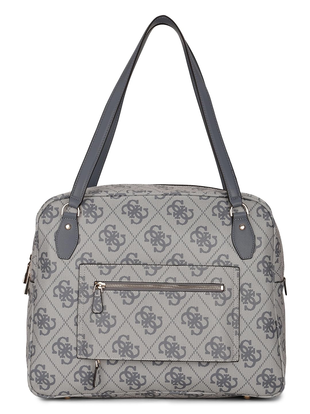 GUESS Travel Tote Slate Logo