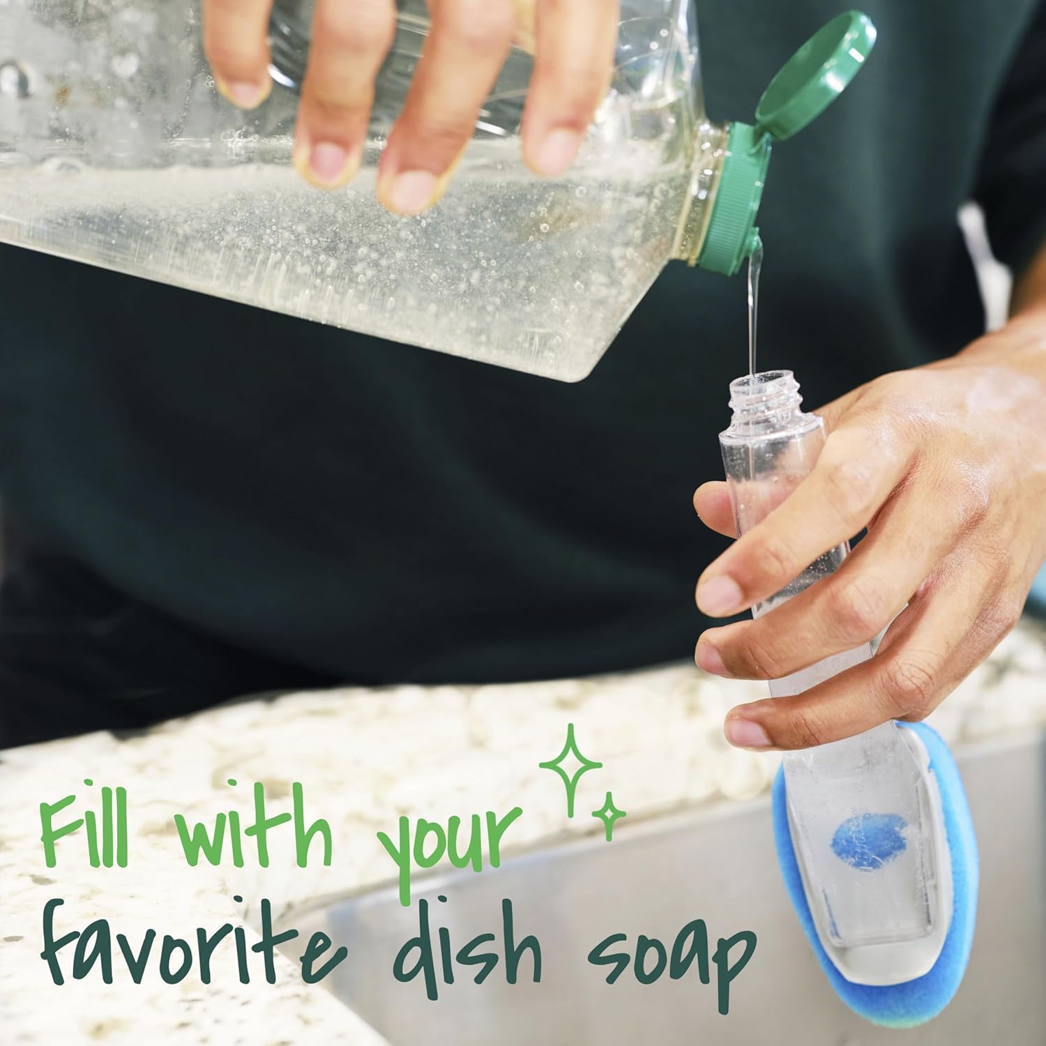 Non-Scratch Dishwand Refills, Fits All Dishwands