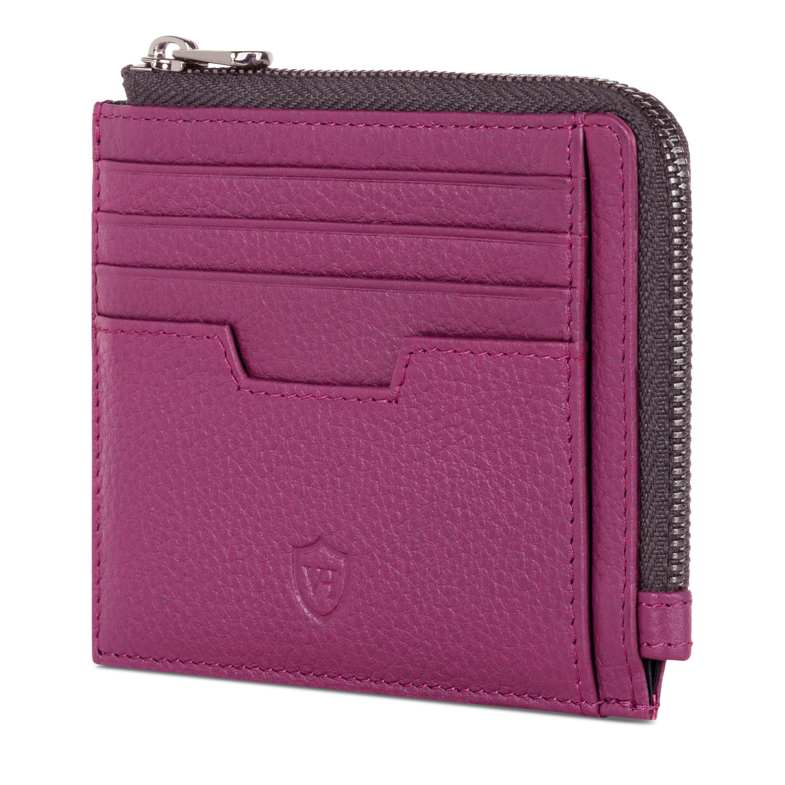 VON HEESEN Echtleder RFID Kartenetui aus Nappa-Leder - 9 Fächer - Querformat Kreditkartenetui für Damen & Herren