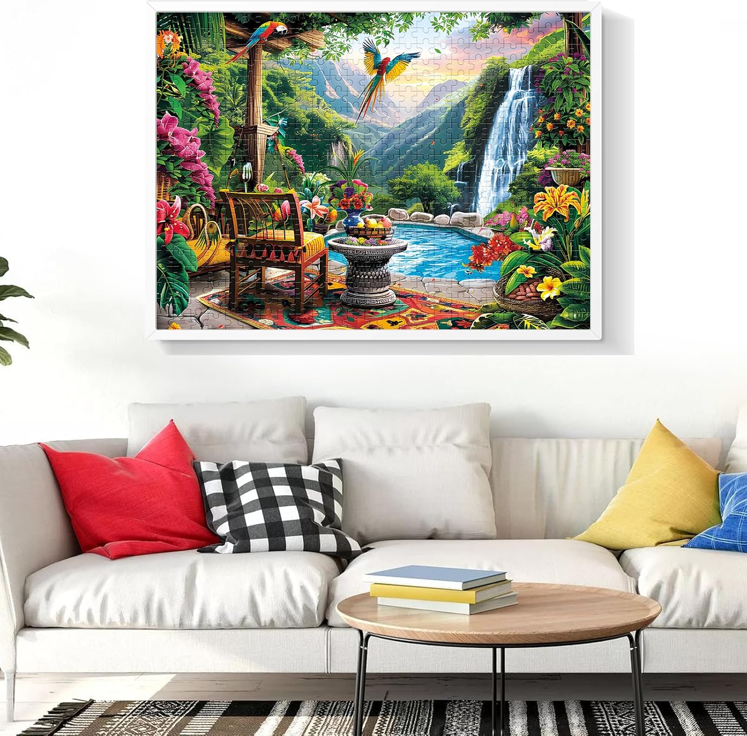500 Pieces Puzzle for Adults Mountain Forest Jigsaw Puzzle 500 Pieces Recycled Cardboard Jigsaw Puzzles for Adults Family Challenging Game Home Decor Gift Toy for Teens Seniors 20.5 * 15 inch