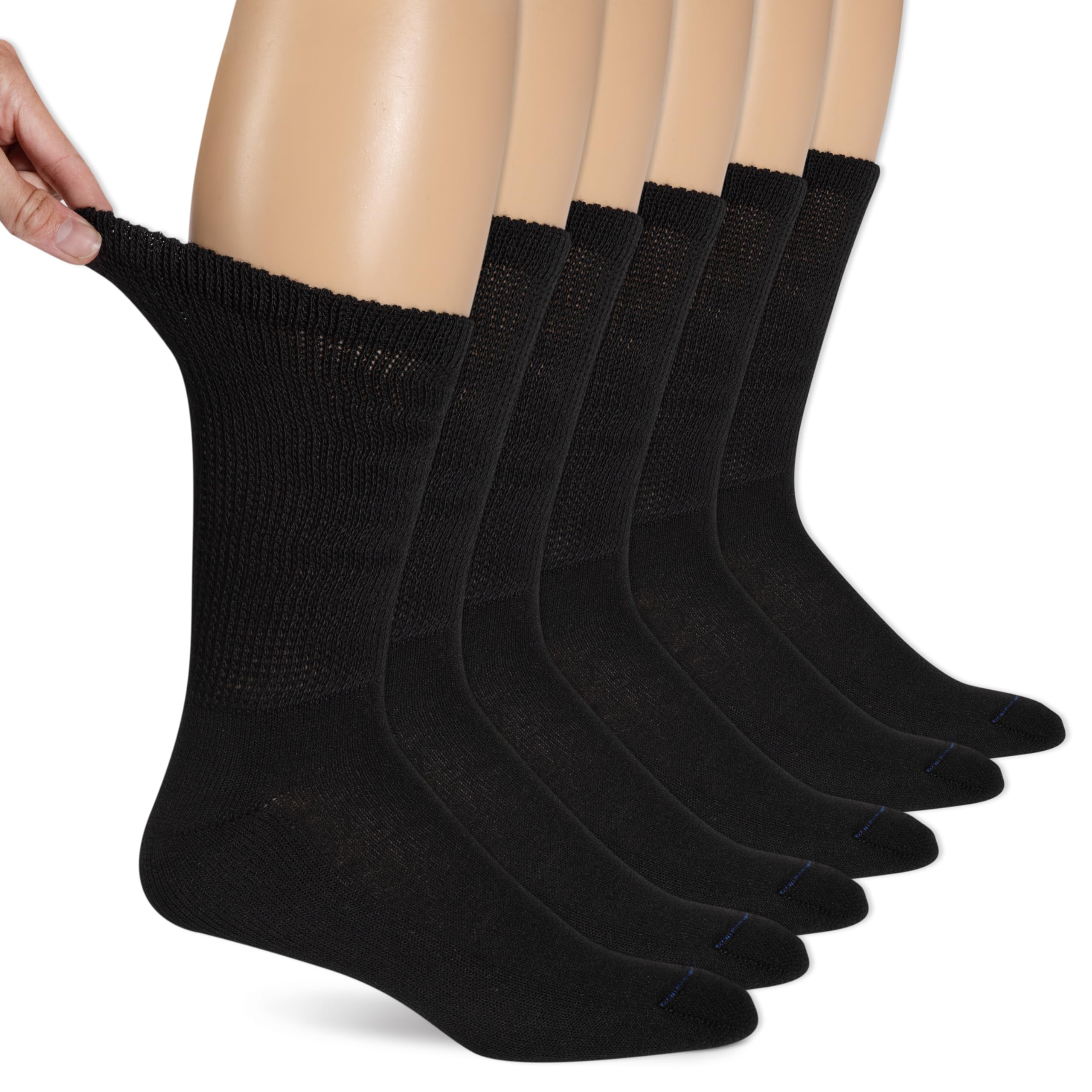 Men's Diabetic & Circulatory Non-Binding Cushioned Socks