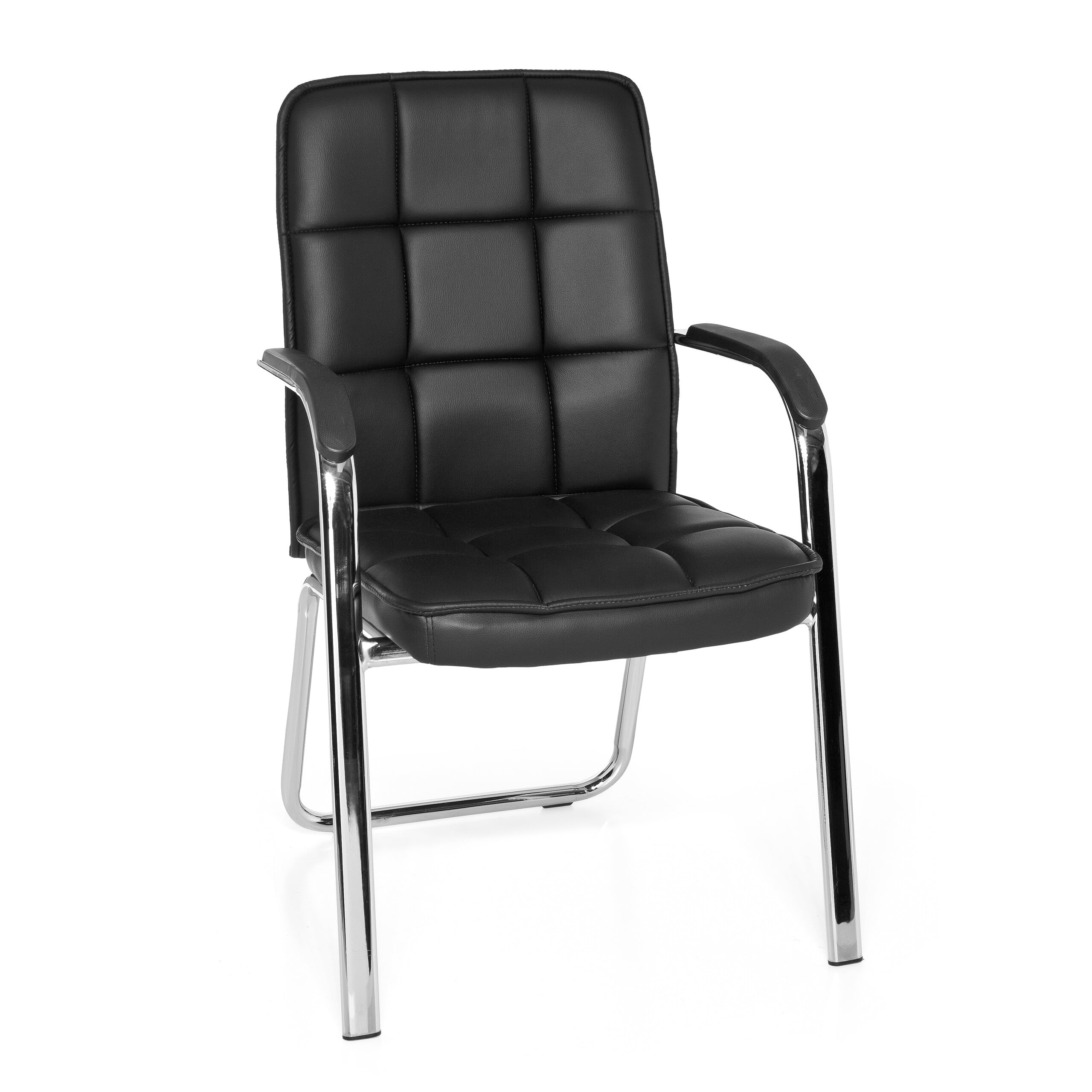 Chaise visiteur chaise de conférence meet b réseau tissu noir hjh Chaise visiteur chaise de conférence meet b réseau tissu noir hjh