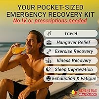 Vista 5 de Banana Bag Oral Solution Packets – Natural Lemon Lime 5pk A Refreshing Blend of Electrolytes, Vitamin C, and B-Complex for Daily Hydration and