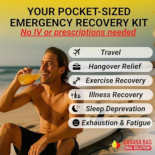 Miniatura 5 de Banana Bag Solución oral paquete de electrolitos y vitaminas en polvo para reconstitución en agua para beber 15