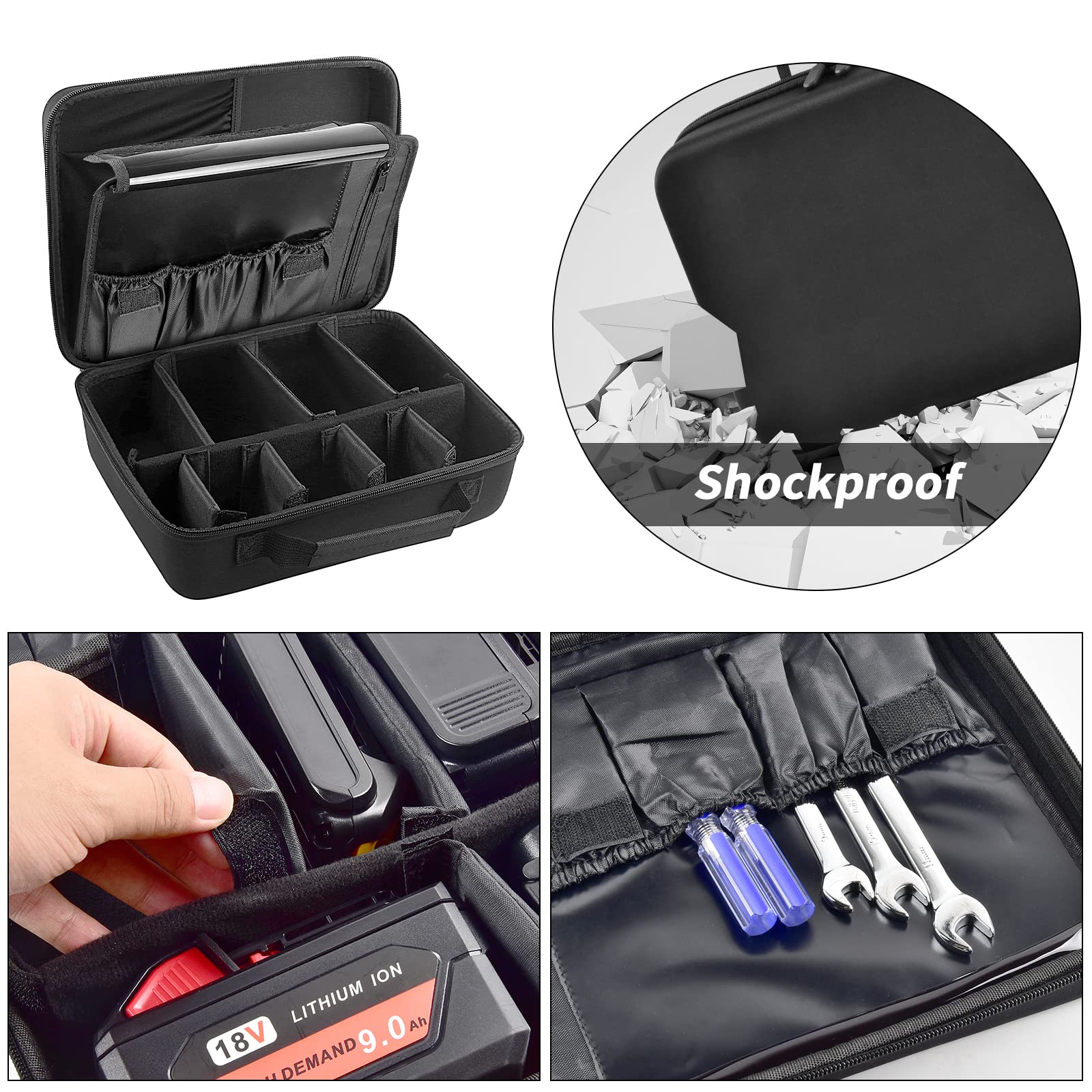 GWCASE Case Compatible with Milwaukee M18 Fuel Cordless Compact Router ...