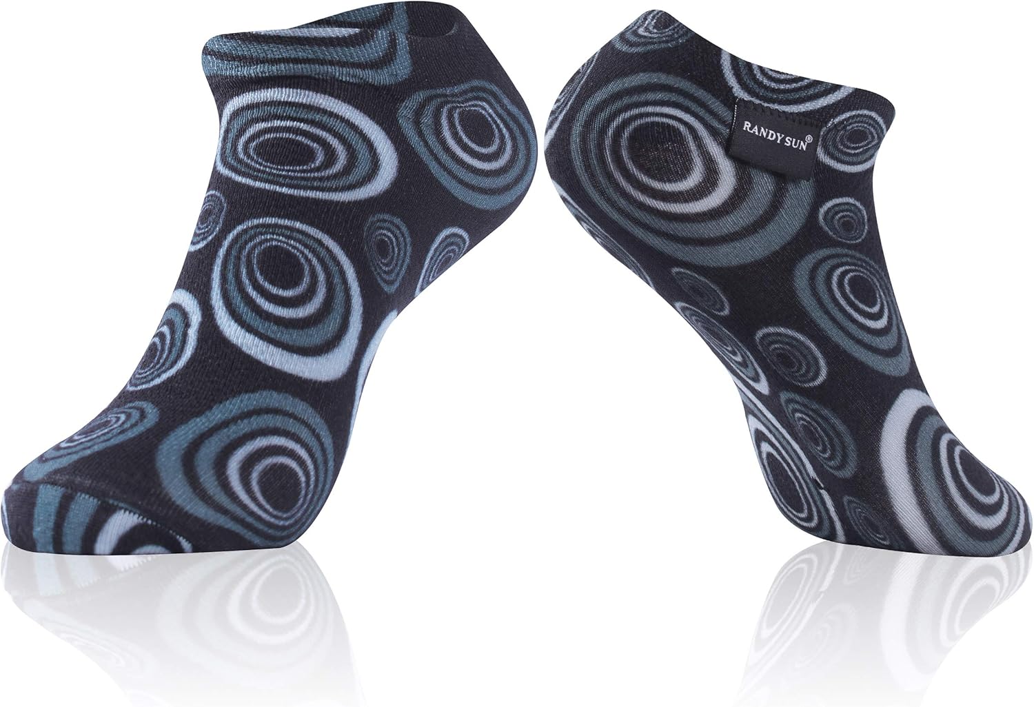 RANDY SUN Waterproof Socks, Unisex Cycling/Hunting/Fishing/Running Ankle Socks 1&2 Pair