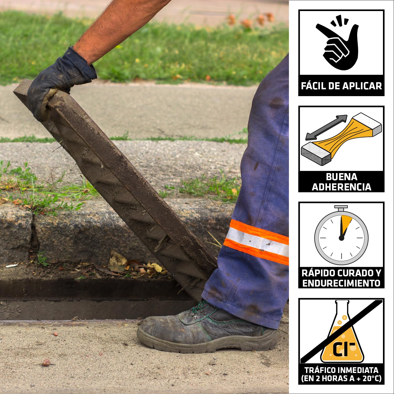 SIKA - Mortero cementoso - Sika FastFix 138 TP gris oscuro - Nivelación, fijación y apoyo - superficies de hormigón - Endurecimiento rápido - 25 kg