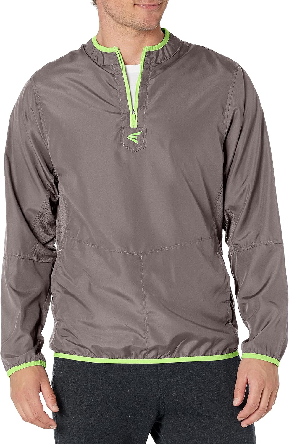 easton pullover baseball jacket