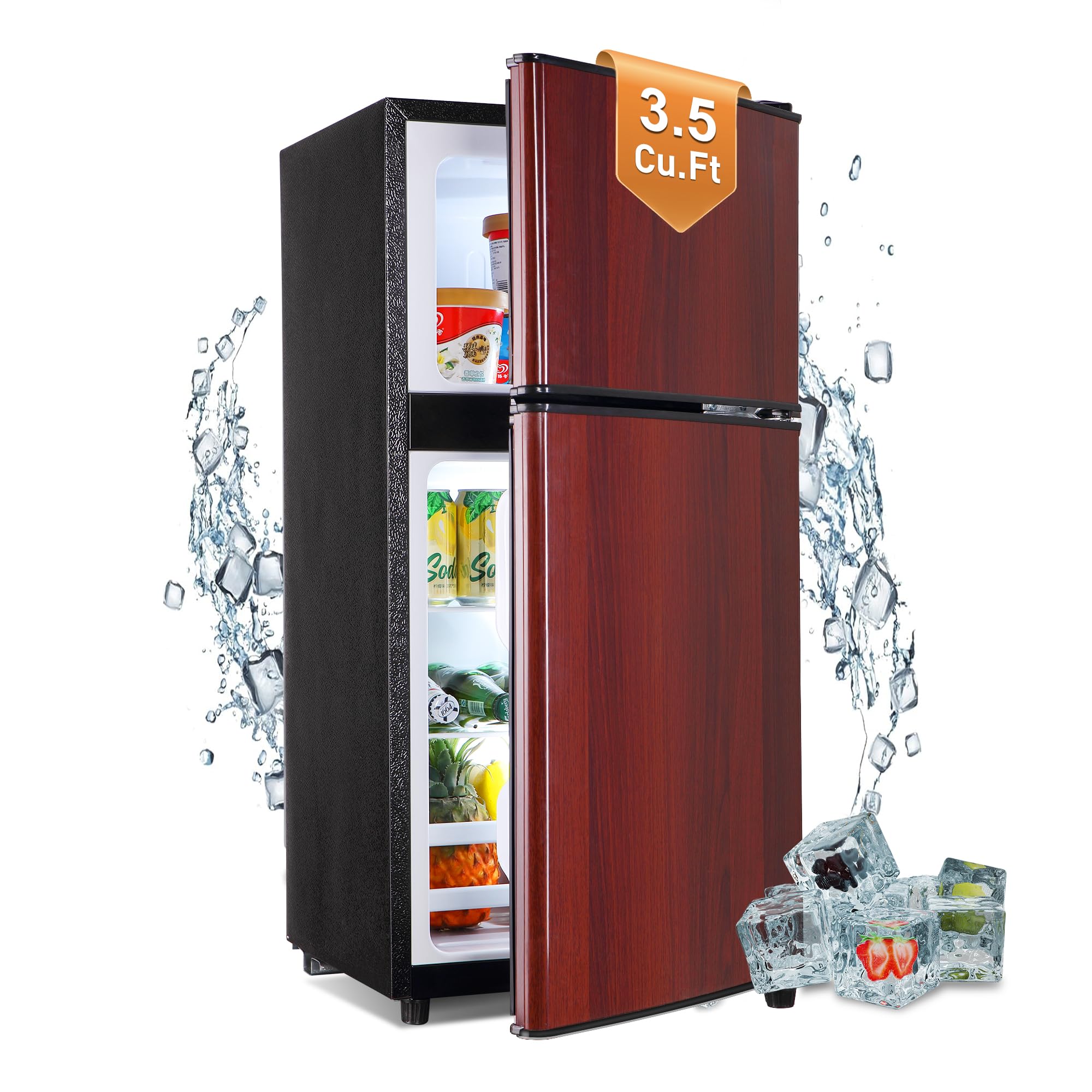 rosmena 80-WOOD-35 3.5 cu ft Compact Freezer