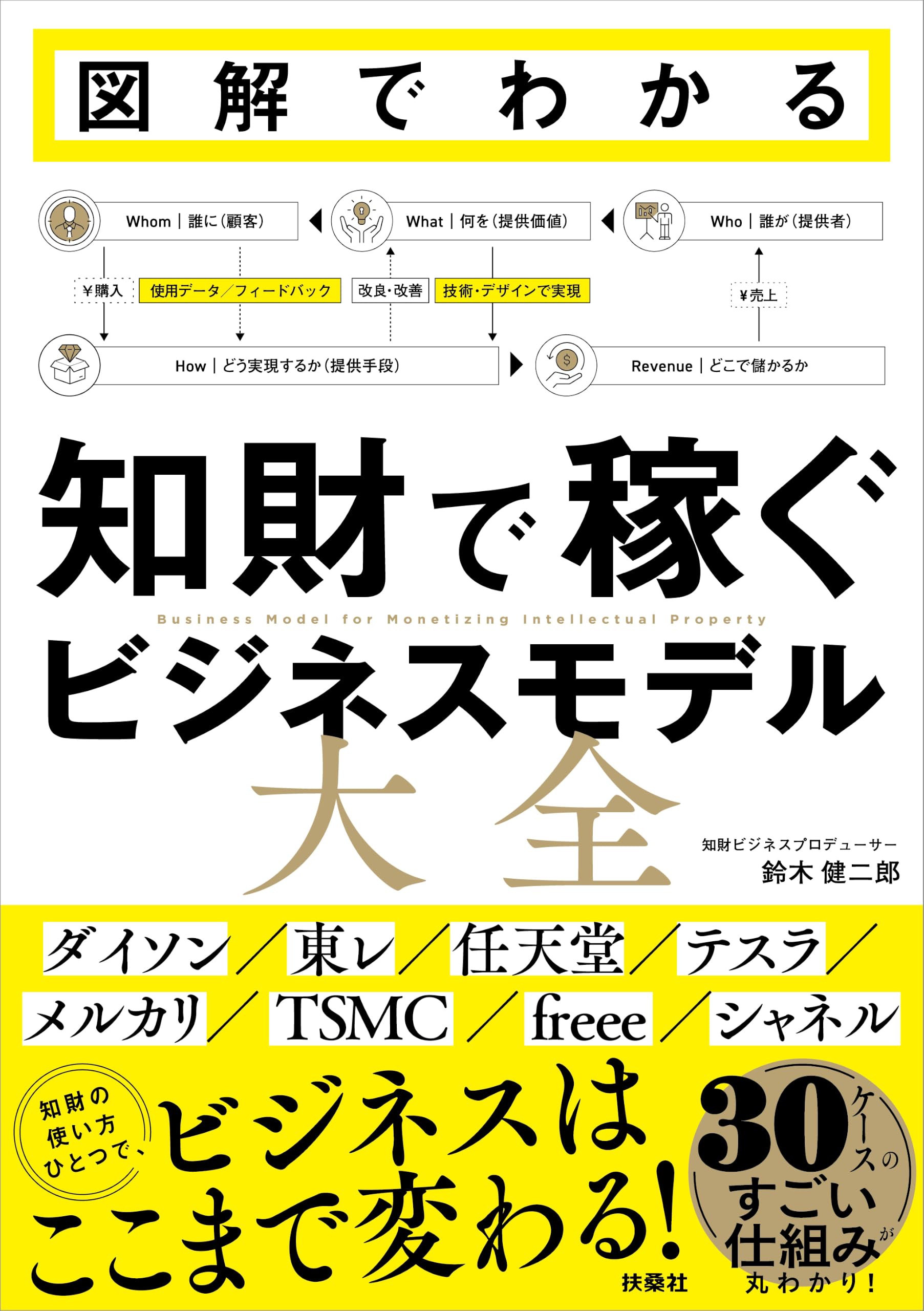 図解でわかる 知財で稼ぐビジネスモデル大全 | 鈴木健二郎 |本 | 通販
