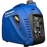 Westinghouse 2200 Peak Watt Super Quiet & Lightweight Portable Inverter Generator, Gas Powered, CO Sensor, Parallel Capable, Long Run Time 2200 Watts - Gas Only