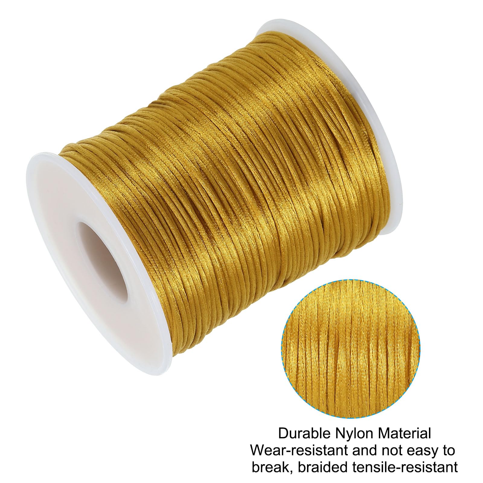 PATIKIL 1.5mm x 109 Yard Nylon Satin Cord - Image 4